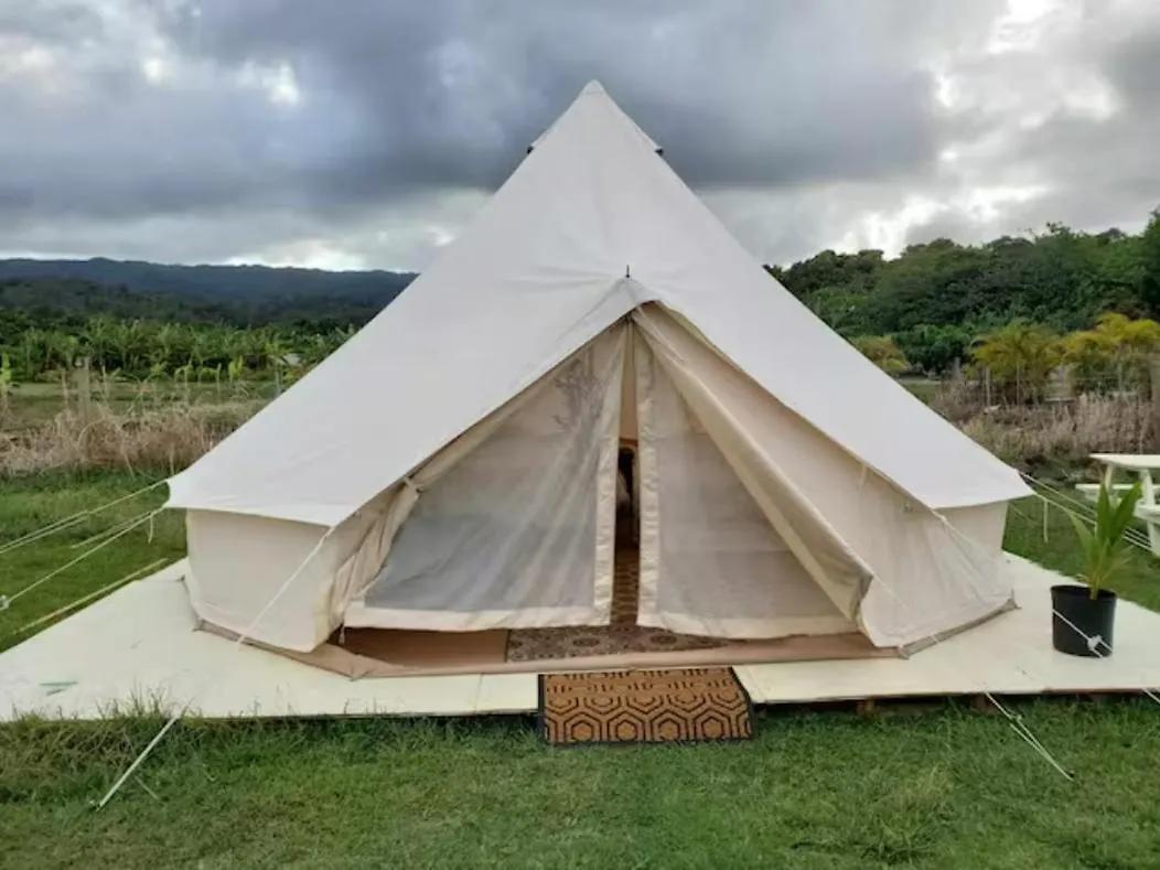 Maleka Farm: Tent Glamping North Shore Oahu Laie Campsite