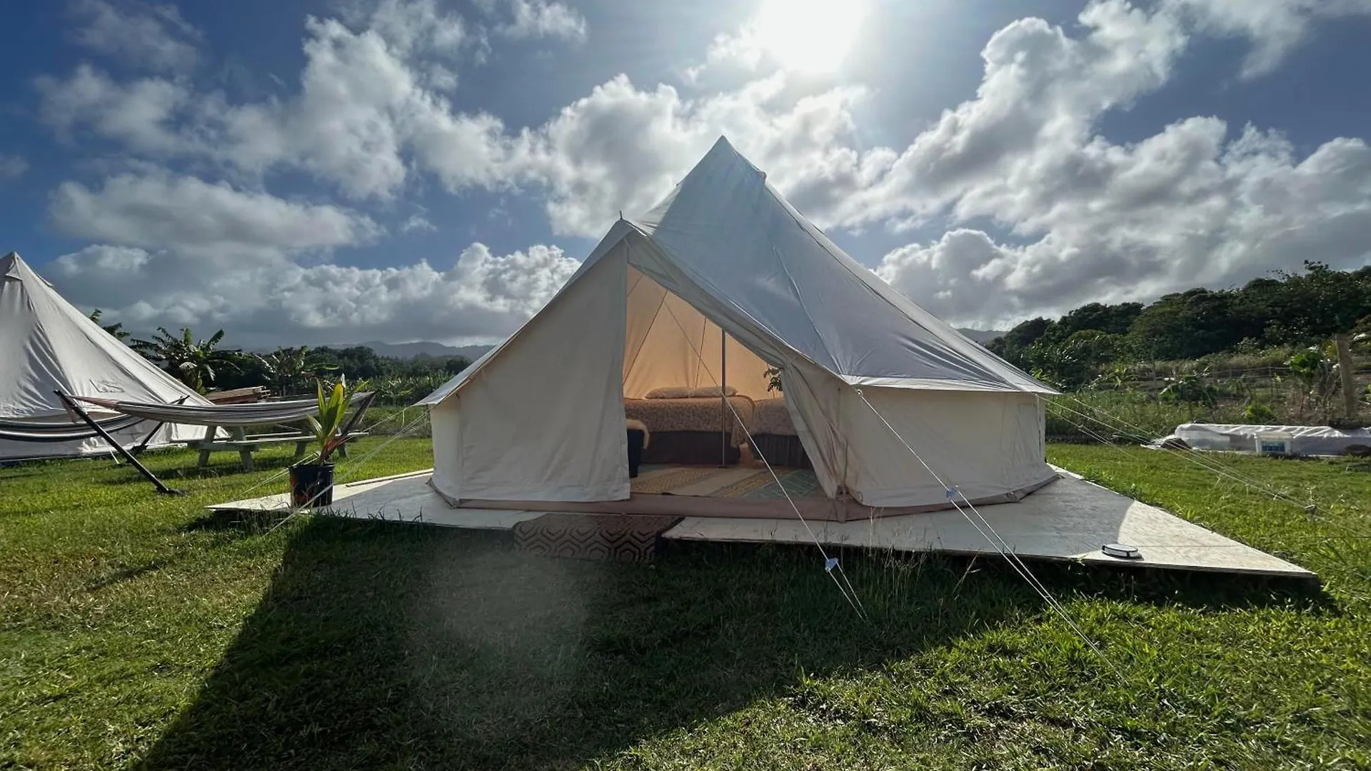 Campsite Maleka Farm: Tent Glamping North Shore Oahu Laie United States